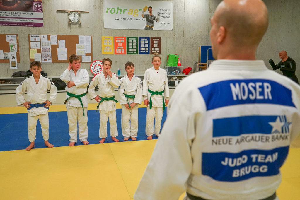 Trainingssituation im Nationalen Leistungszentrum Judo in Brugg