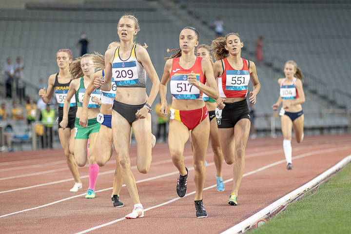 Die Aargauer Leichtathletin Valentina Rosamilia in Aktion