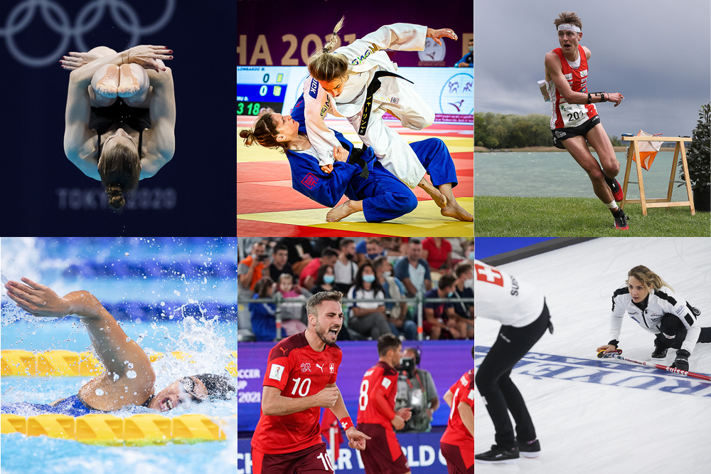 Die sechs Nominierten für die Wahl «Aargauer Sportler/in des Jahres 2021»