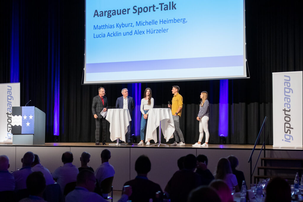 Der erste Aargauer Sporttalk am Sport Forum Aargau