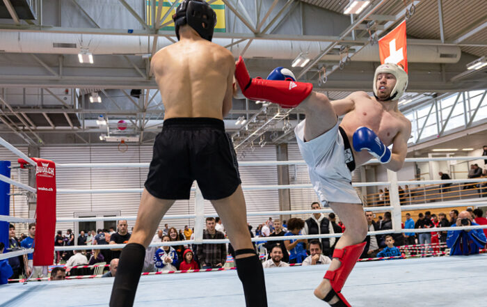 Kickboxer Roy Cipriano in Action