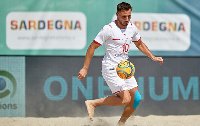 Beachsoccer-Spieler Noel Ott ist nominiert als Aargauer Sportler des Jahres 2022