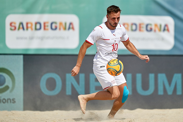 Beachsoccer-Spieler Noel Ott ist nominiert als Aargauer Sportler des Jahres 2022