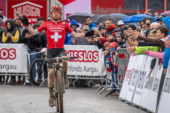 Mathias Flückiger sichert sich Rang zwei beim CIC On Swiss Bike Cup in Gränichen