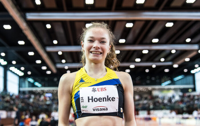 Portrait von Sprinterin Fabienne Hoenke
