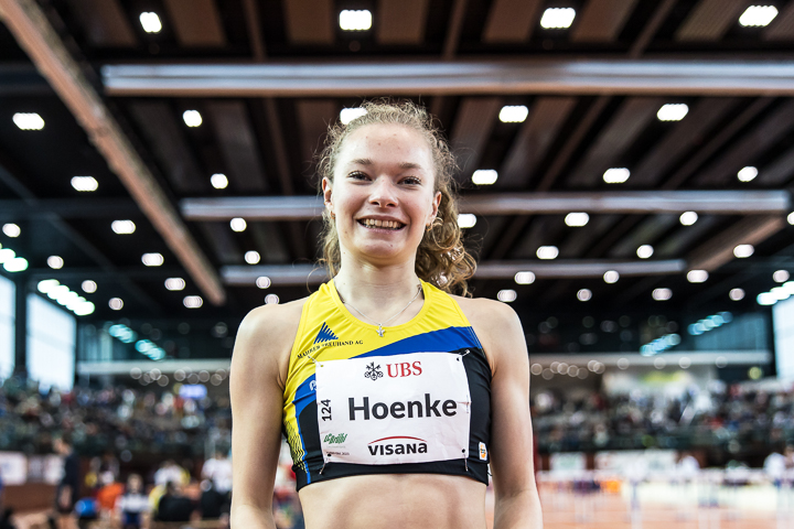 Portrait von Sprinterin Fabienne Hoenke