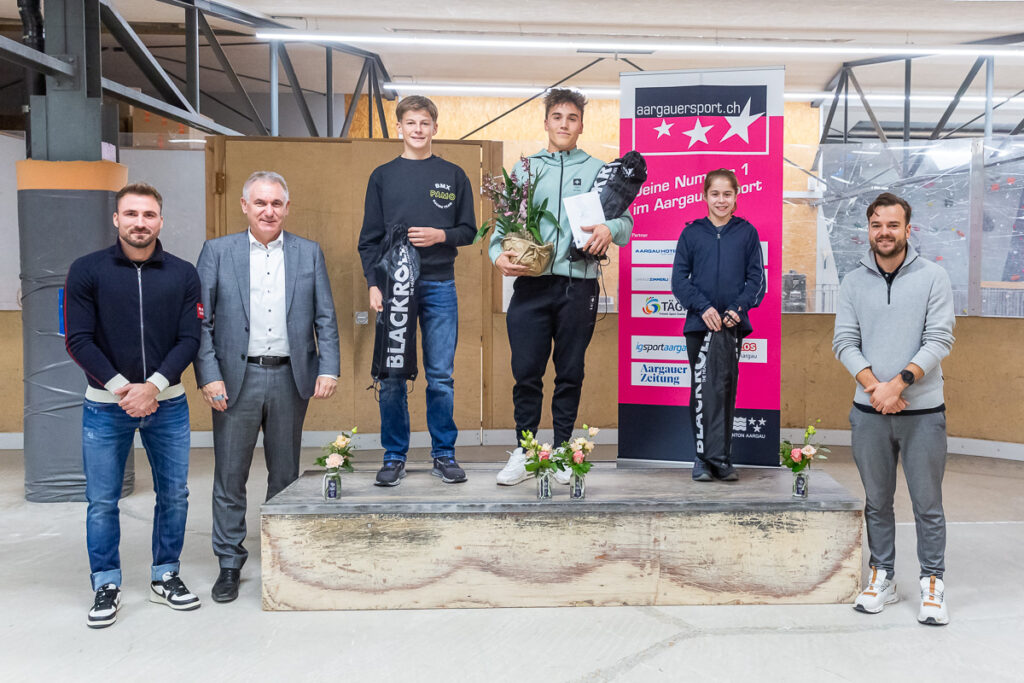 Lionel Brügger gewinnt die Wahl zum Aargauer Nachwuchssportler des Jahres 2023. Rang zwei ging an Jules Kasper und Rang drei an Lia Schumacher