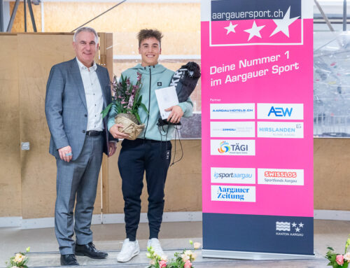 Zehnkämpfer Lionel Brügger gewinnt den «NewComer»-Award des Kantons Aargau