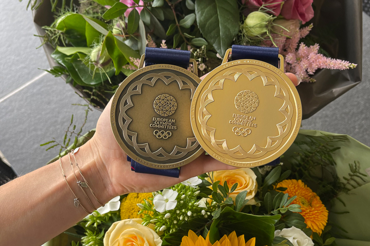 Die EM-Medaillen von Michelle Heimberg