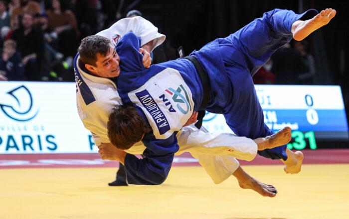 Judoka Daniel Eich in Aktion
