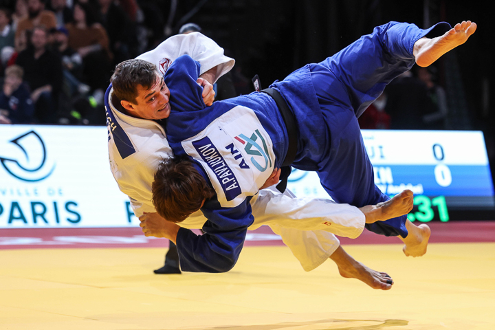 Judoka Daniel Eich in Aktion