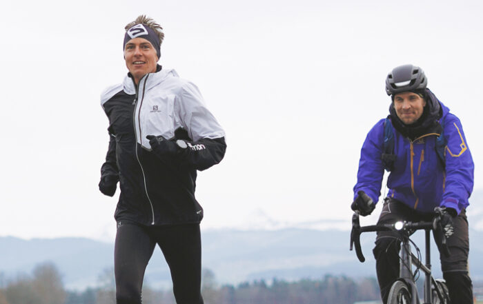 Der Aargauer Matthias Kyburz im Training für seinen ersten Marathon