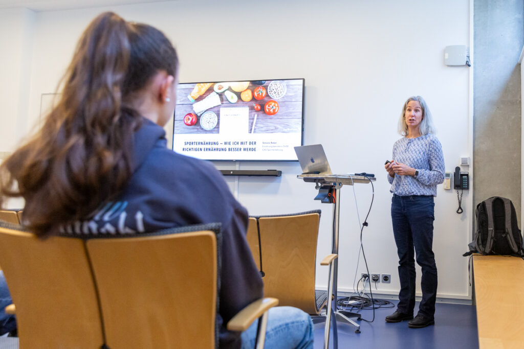 Workshop in Sporternährung am interkantonalen Talent Day