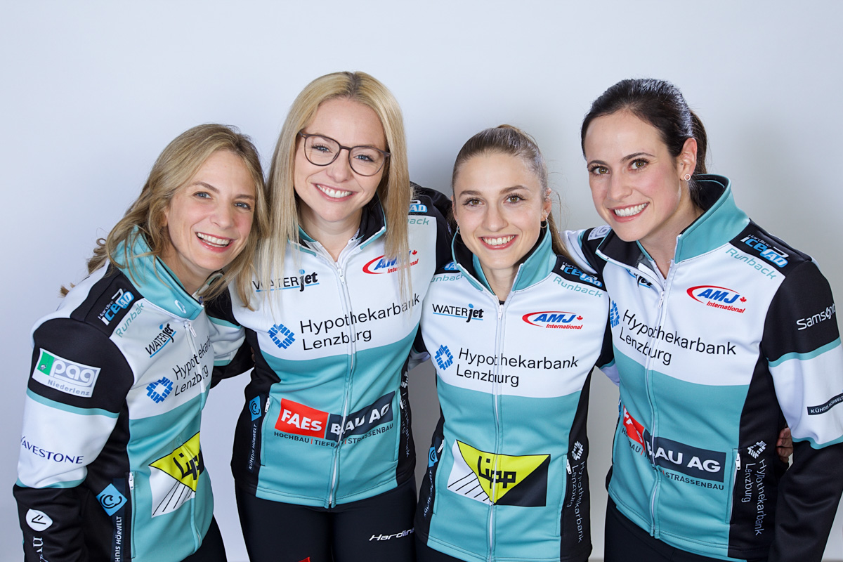 Portraitbild des Curlingteam Tirinzoni